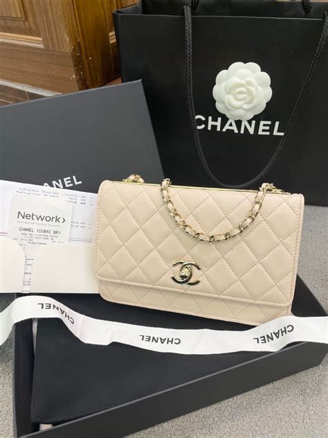 preowned chanel wallet on chain trendy cc|Chanel wallet on chain trendy.